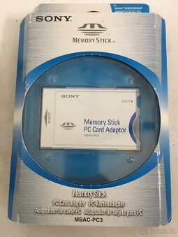 Memorystick Sandisk 8GB a memorystick PCMCIA adaptér redukce - 4