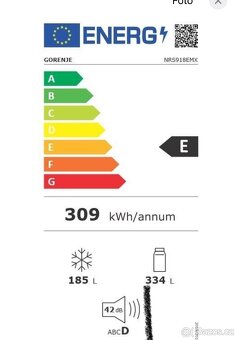 Americká lednička GORENJE NRS918EMX, 2022 - 4
