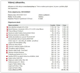 Prodám nadzemní bazén s kompletním příslušenstvím - 4