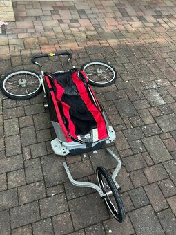 Sportovní vozík Chariot s tyčí za kolo a jogging setem - 4