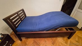 Elektrická polohovací postel s dálkovým ovladačem a matrací - 4