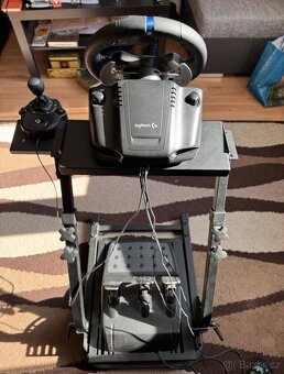 Volant Logitech G29 + stojan k volantu+ řadicí páka - 4