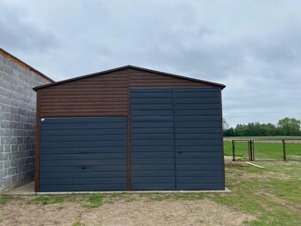 6x8M Montovaná plechová hala, sklad, garáž - 4
