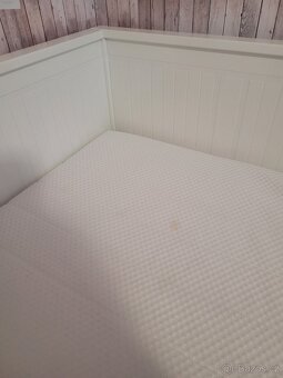 Rozkládací postel HEMNES s matrací AKREHAMN zn. IKEA - 4