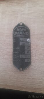 Jawa 555 štítek - 4