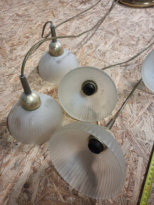 Starožitný retro lustr Honsel - 4