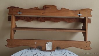 Dubový věšák/polička - 4