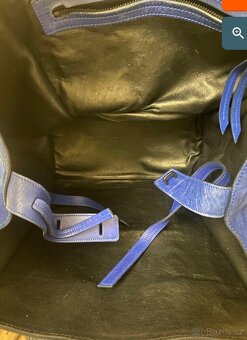 Kabelka Celine Electric Royal Blue Suede Phantom Bag - 4