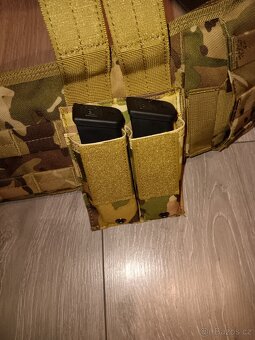 Nové Pouzdro dvojité kamufláž Molle na 2 zásobníky_GLOCK - 4