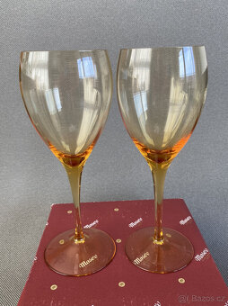 Moser 2x sklenice Optic 350ml, topasové sklo - 4