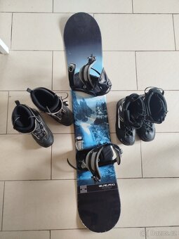 Snowboard s botama - 4