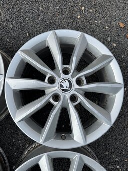 Sada alu kol Škoda Minoris R16 5x112 - 4