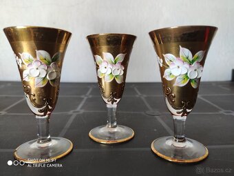 Prodáno Kolekce starožitného skla z československé - 4