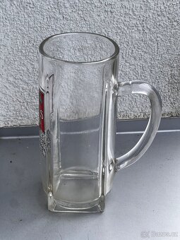 Historický pivní půllitr / plastický emailový nápis - 4