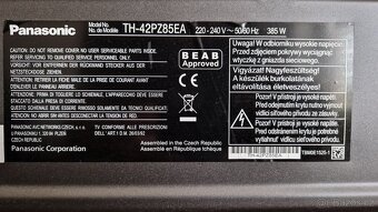 TV PANASONIC plazma TH 42PZ85EA - 4