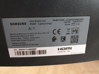 Monitor Samsung 24" - zakřivený - 4