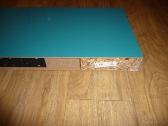 Nástěnná police IKEA Lack 110 cm modrá - 4