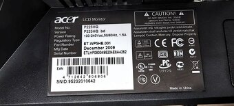 Stolní PC ASUS + 22" monitor Acer + klávesnice – SSD, 8 GB - 4