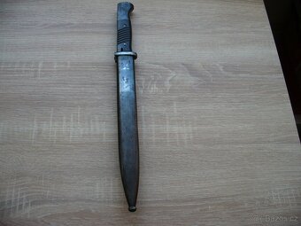 Mauser 98k valecny nemecky bajonet scislovany-pekne zachoval - 4