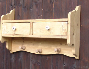 Starožitná polička s šuplíky - 4