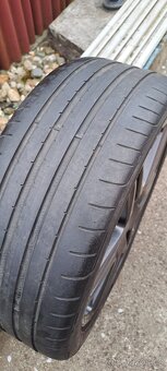 Alu kola originál ABARTH 4X100 R 17 s pneu.ZIMNÍ CENA. - 4