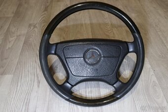 Dřevěný volant Mercedes W210 / W208 / W140 / W124 - 4