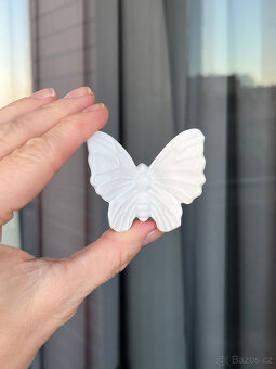 Míšeň Meissen Porcelánový motýl 4.5x5 cm - 4