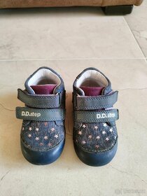Celoroční dětské boty na suchý zip D.D. Step - 4