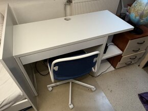 Dětský pracovní stůl Micke ikea + židle ÖRFJÄLL ikea - 4