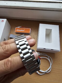 Huawei Watch Fit 3, v záruce + nerezový pásek - 4