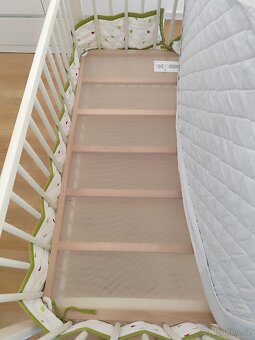 IKEA Gulliver dětská postýlka a matrace - 4