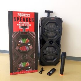 ZQS8212+ Party karaoke reproduktor s bezdrátovým mikrofonem. - 4