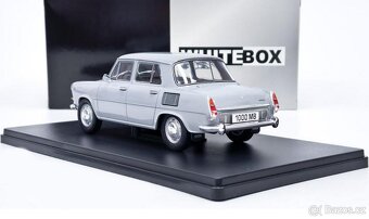 Škoda 1000 MB (1969) WHITEBOX 1:24 - ŠEDÁ - 4