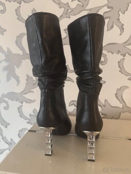 Karl Lagerfeld kozačky dámské,vel.33 - 4