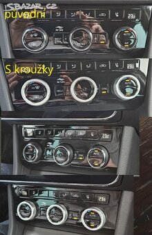 ozdobné kroužky ovládání climatronic VW, Škoda - 4