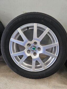 Alu kola Spider 16" Octavia RS,pneu 205/55/16 Michelin 7 mm - 4