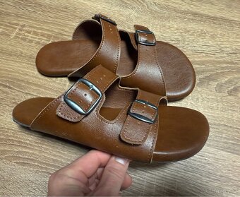Ahinsa shoes - Dámské nazouvací barefoot sandály velikost 38 - 4
