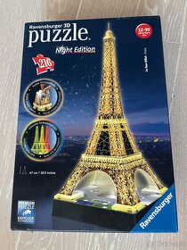 3D svítící puzzle Eiffelova věž - 4