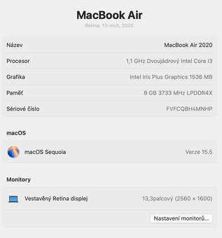 MacBook Air (párkrát použitý) - 4