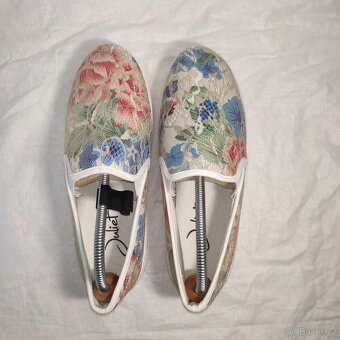 ❗❗ JULIET, VELIKOST 40, DÁMSKÉ SLIP-ONS BOTY NA PLATFORMĚ❗❗ - 4
