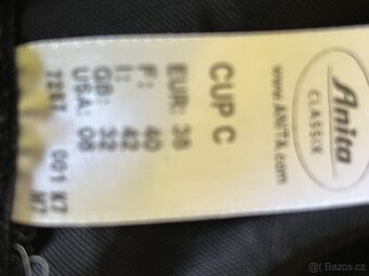 Dámské jednodílné černé plavky 38 - ANITA - 4