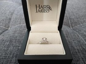 14K prsten s diamantem 0,51ct - Harr & Jacobs - certifikát - 4