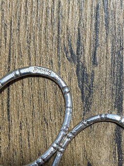 Nádherné stříbrné kleště na cukr - 4