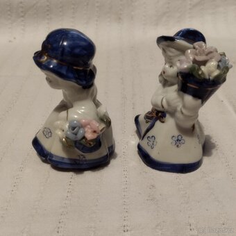 2 x porcelán soška dívky - 4