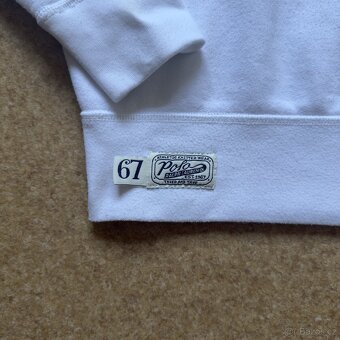 Ralph Lauren Polo 67 bílá mikina - 4