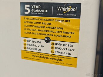 Whirlpool A++, 5,5kg, 1100ot. Parní programy. - 4