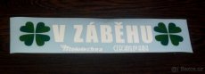 samolepka V záběhu retro - 4
