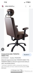Kancelářská židle Therapia pro větší postavy - 4