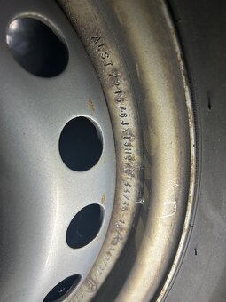 Zimní pneu + plechové disky z Mercedes Citan/ Renault Kango - 4