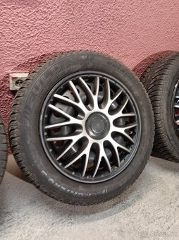 Plechové disky Mercedes 16" 5x112 zimní 205/55 - 4